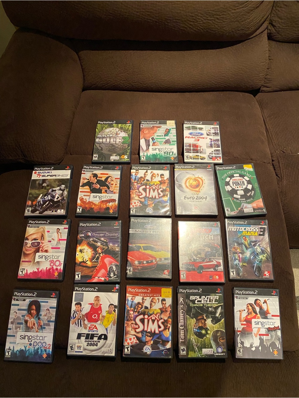 Huge PS2 Game Lot of 18 Games PlayStation 2